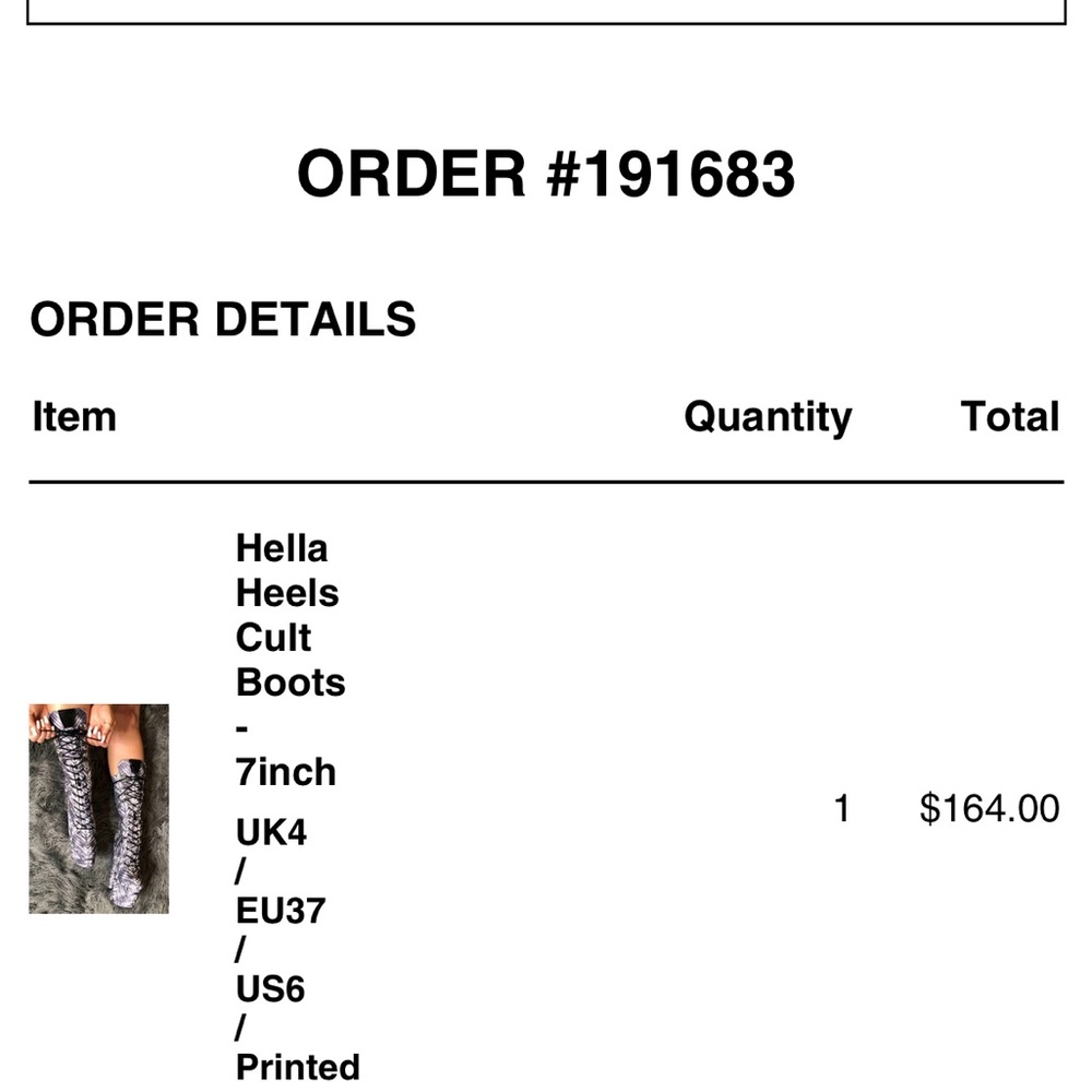 Hella heals 7" mid rise lace up boots size 6US